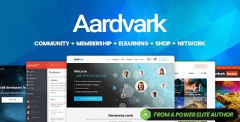Aardvark 4.6.3 – Community, Membership, BuddyPress Theme