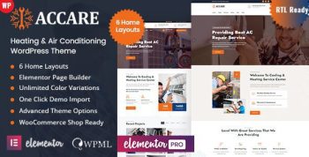 Accare 2.0 – Air Conditioning WordPress Theme