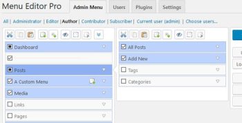 Admin Menu Editor Pro
