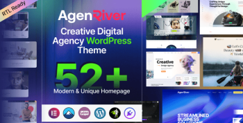 AgenRiver 1.0 – Creative Digital Agency WordPress Theme