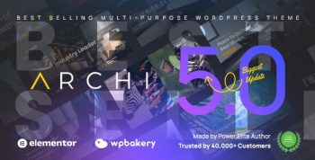 Archi 5.1.2 – Interior Design & Multipurpose Elementor WordPress Theme
