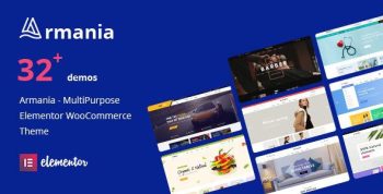 Armania 1.3.6 – Fashion, Furniture, Organic, Food Multipurpose Elementor WooCommerce Theme...