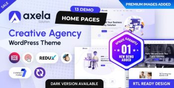 Axela 1.1.6 – Creative Agency & Portfolio WordPress Theme