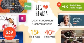 BigHearts 3.1.4 – Charity & Donation WordPress Theme