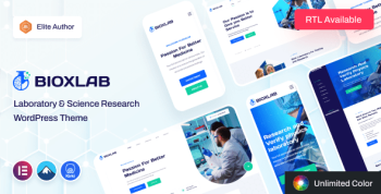 Bioxlab 1.1.1 – Laboratory & Science Research WordPress Theme