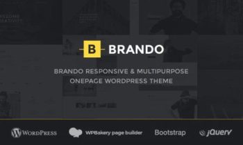Brando 3.2 – Responsive and Multipurpose OnePage WordPress Theme