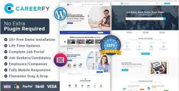 Careerfy 10.1.1 – Job Board WordPress Theme