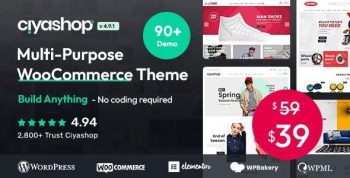 CiyaShop + Apps – Multipurpose WooCommerce Theme