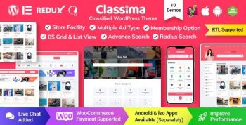 Classima 2.12.1 – Classified Ads WordPress Theme