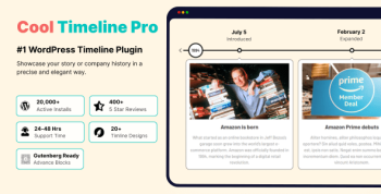 Cool Timeline Pro – Horizontal & Vertical Timeline Plugin