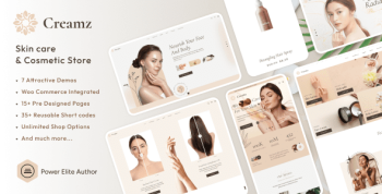 Creamz – Beauty Salon & Spa WooCommerce