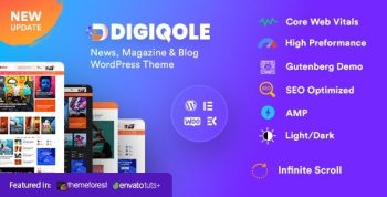 Digiqole 2.2.3 – News Magazine WordPress Theme
