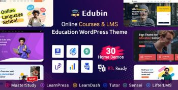 Edubin 9.4.9 – Education WordPress Theme
