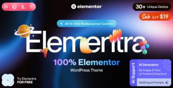 Elementra 1.0.7 – 100% Elementor WordPress Theme