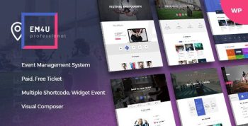 EM4U – Event Management WordPress Theme for Booking Tickets