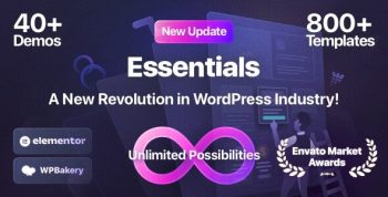 Essentials 3.2.21 – Multipurpose WordPress Theme