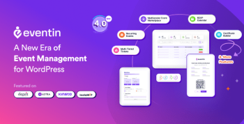 Eventin Pro 4.0.28 – WordPress Event Manager, Event Calendar and Booking...