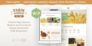 Farm Agrico – Agricultural Business & Organic Food WordPress Theme