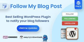 Follow My Blog Post 2.3.8 – WordPress / WooCommerce Plugin