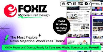 Foxiz 2.6.6 – WordPress Newspaper News and Magazine
