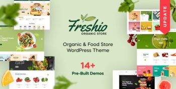 Freshio 2.3.9 – Organic & Food Store WordPress Theme