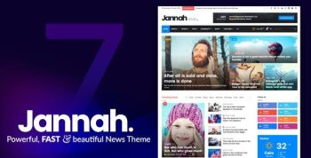 Jannah 7.5.1 – Newspaper Magazine News BuddyPress WordPress Theme