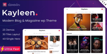 Kayleen 3.0.2 – Blog & Magazine WordPress Theme