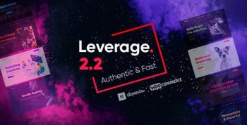 Leverage 2.2.8 – Creative Agency & Portfolio WordPress Theme