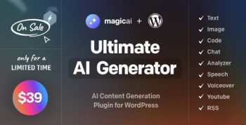 MagicAI for WordPress 1.4 – AI Text, Image, Chat, Code, and...