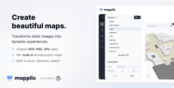 Mapplic 8.5.0 – Custom Interactive Map WordPress Plugin