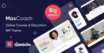 MaxCoach 3.2.5 – Online Courses, Personal Coaching & Education WP Theme