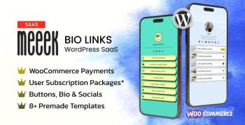 Meeek 3.2 – Link in Bio SaaS (WordPress)