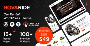 Novaride 1.0.3 – Car Rental WordPress Theme