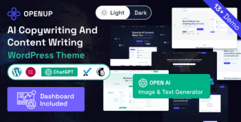 Openup – AI Content Writer & AI Application WordPress Theme