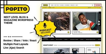 Popito 2.0.4 – Blog & Magazine WordPress Theme