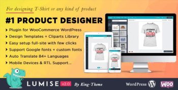 Product Designer for WooCommerce WordPress | Lumise 2.0.6