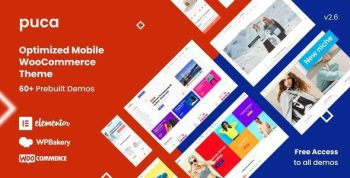 Puca 2.6.37 – Optimized Mobile WooCommerce Theme