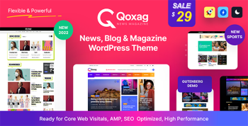 Qoxag 2.0.9 – WordPress News Magazine Theme