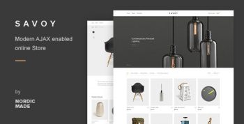 Savoy 3.0.8 – Minimalist AJAX WooCommerce Theme