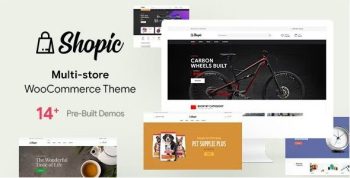 Shopic 2.4.2 – Multistore WooCommerce WordPress Theme