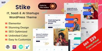 Stike – Technology & SEO IT Startup WordPress Theme
