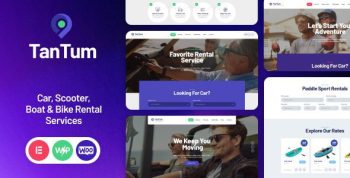 TanTum 1.1.13 – Car, Scooter, Boat & Bike Rental Services WordPress...