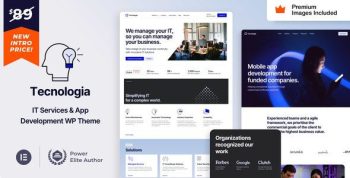Tecnologia 18 – IT SAAS Software Technology WordPress Theme