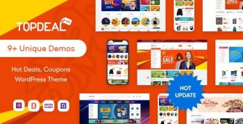 TopDeal 2.3.19 – Multi Vendor Marketplace Elementor WooCommerce WordPress Theme (Mobile...