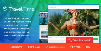 Travel Time 1.4.2 – Tour and Hotel WordPress Theme