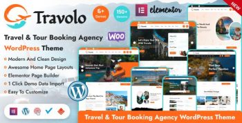 Travolo 1.0.7 – Travel Agency & Tour Booking WordPress Theme