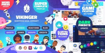 Vikinger 1.9.33 – BuddyPress and GamiPress Social Community