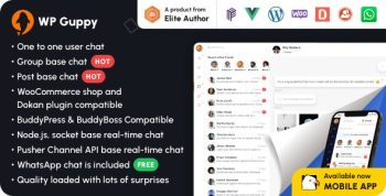 WP Guppy Pro 4.3.3 – A live chat plugin for WordPress,...