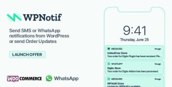 WPNotif 3.1.3.1 – WordPress SMS & WhatsApp Message Notifications