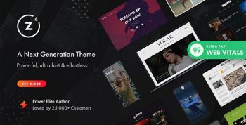 Zeen 4.5.6 – Newspaper Magazine News Blog WordPress Theme + WooCommerce